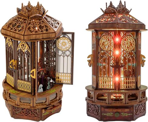 3D Wooden Puzzle of Creative Gift, for Family and Friends, 3D Wooden Puzzles Light Enhance the lighting atmosphere of holiday gatherings,Decorate daily life in Kuwait