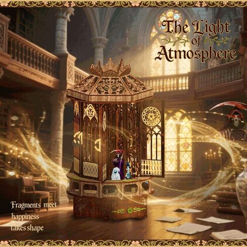 3D Wooden Puzzle of Creative Gift, for Family and Friends, 3D Wooden Puzzles Light Enhance the lighting atmosphere of holiday gatherings,Decorate daily life in Kuwait