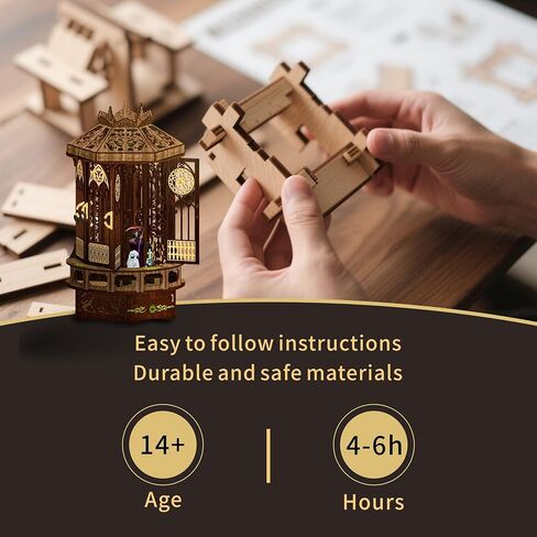 3D Wooden Puzzle of Creative Gift, for Family and Friends, 3D Wooden Puzzles Light Enhance the lighting atmosphere of holiday gatherings,Decorate daily life in Kuwait