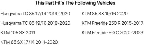 Tusk Rear Brake Pad - Sintered Metal Compatible with KTM 85 SX 17/14 2011-2020 in Kuwait