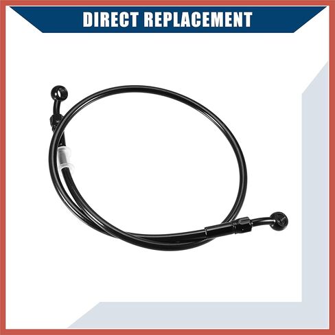 ACROPIX Brake Hose Motorcycle Hydraulic Brake Line Oil Hose Pipe Fitting with Banjo/Inner for ATV Motorcycle Motocross/Durable 80cm Length / 1 Set Car Parts in Saudi Arabia
