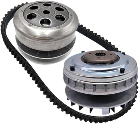 Variator Primary Secondary Clutch Drive Assy Complete Driven Assy Complete Drive Belt Compatible with Linhai 260 300 E2 in Saudi Arabia