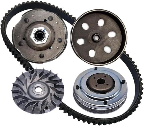 Variator Primary Secondary Clutch Drive Assy Complete Driven Assy Complete Drive Belt Compatible with Linhai 260 300 E2 in Saudi Arabia