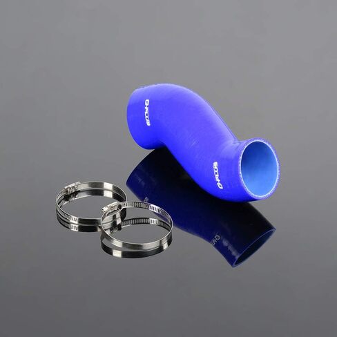 PIT66 Silicone Intake Tube Hose Kit,Compatible with Subaru Gda Gdb Wrx/Sti 2002-2007 Post Maf Black with Clamps in Saudi Arabia