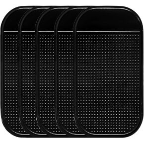 5 PCS Car Dashboard Non Slip Mat, 5.1×2.8 Inch Anti Slide Sticky Pad Fixate Gripping Gel Mat, Multifunctional Extra-Thick Dash Pad for Radar Detector Cell Phone Sunglasses in Saudi Arabia