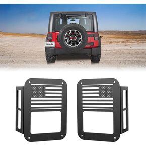 واقيات إضاءة الذيل من Nilight، أغطية إضاءة خلفية سوداء لسيارة 2007-2017 Wrangler JK Unlimited - زوج in Saudi Arabia