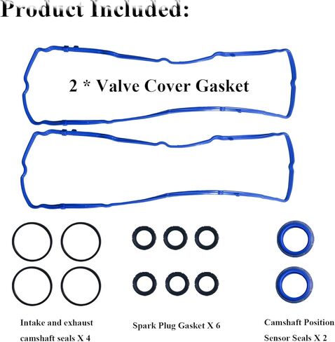VS50698R Engine Cylinder Valve Cover Gasket Fit for Chrysler 200 Sebring Dodge Avenger Caliber Journey, Valve Cover Gasket Set for 2007-2017 Jeep Compass Patriot Replace OE# K04884763AA in Saudi Arabia