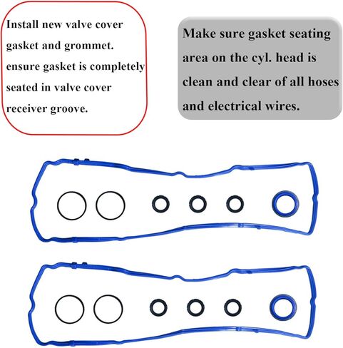 VS50698R Engine Cylinder Valve Cover Gasket Fit for Chrysler 200 Sebring Dodge Avenger Caliber Journey, Valve Cover Gasket Set for 2007-2017 Jeep Compass Patriot Replace OE# K04884763AA in Saudi Arabia
