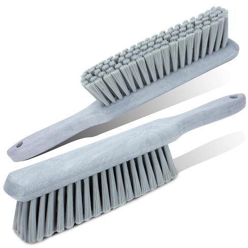 SPARTA Handheld Soft Counter Brush 8 Inch Bristle Span, Multi-Use Dust Brush with 5 Inch Handle for Tables, Countertops, and Delicate Surfaces, Polyester, Black in Saudi Arabia