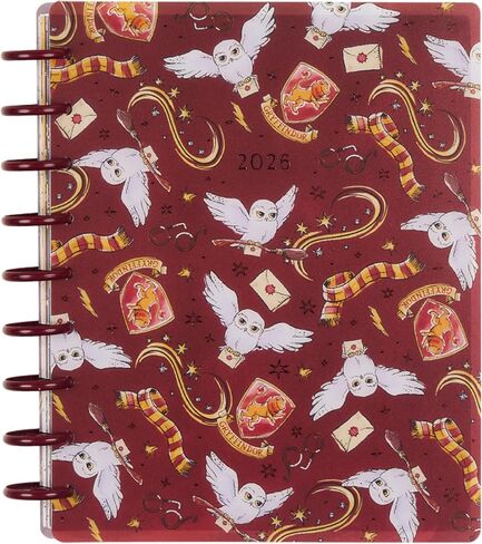Happy Planner Harry Potter Disc-Bound 12-Month January–June 2026 Planner, Classic Size, Vertical Layout, Gryffindor Magic in Saudi Arabia