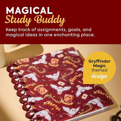 Happy Planner Harry Potter Disc-Bound 12-Month January–June 2026 Planner, Classic Size, Vertical Layout, Gryffindor Magic in Saudi Arabia