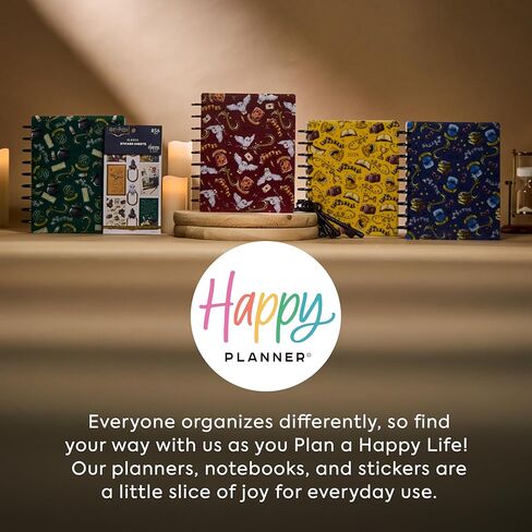 Happy Planner Harry Potter Disc-Bound 12-Month January–June 2026 Planner, Classic Size, Vertical Layout, Gryffindor Magic in Saudi Arabia