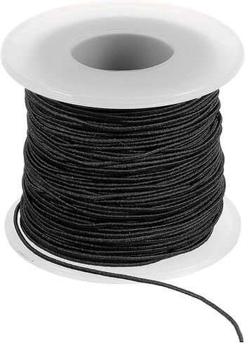 PATIKIL Elastic String for Bracelet 164 Ft/50 Meter Length 1.5 mm Dia, 1 Roll Sturdy Stretchy String Cord for Jewelry Making Necklace Beading Craft DIY, Dark Blue in Saudi Arabia