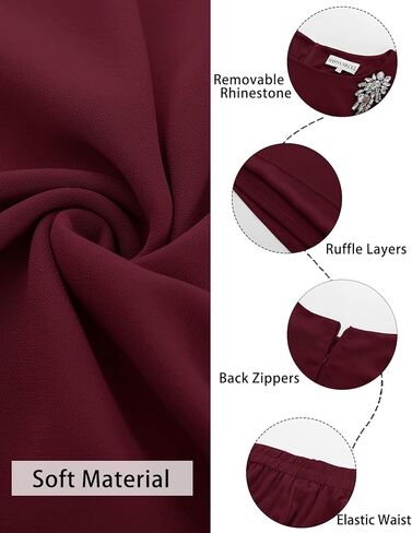 Hanna Nikole Mother of The Bride Pant Suit for Wedding Plus Size Chiffon Special Occasion Pantsuit Dark Green 14 Plus in Kuwait