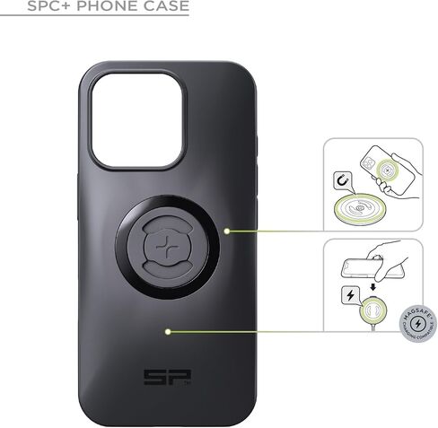 SP CONNECT Bike Bundle Phone Holder | SPC+ | Compatible with iPhone 17 | Premium Mobile Phone Holder for Cycling | Electric Bicycle Cell-Phone Holders | Road Bike E-Bike Black in Saudi Arabia