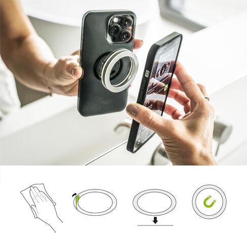 SP CONNECT Bike Bundle Phone Holder | SPC+ | Compatible with iPhone 17 | Premium Mobile Phone Holder for Cycling | Electric Bicycle Cell-Phone Holders | Road Bike E-Bike Black in Saudi Arabia