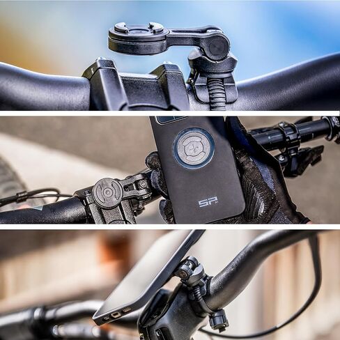 SP CONNECT Bike Bundle Phone Holder | SPC+ | Compatible with iPhone 17 | Premium Mobile Phone Holder for Cycling | Electric Bicycle Cell-Phone Holders | Road Bike E-Bike Black in Saudi Arabia