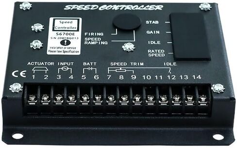 S6700H S6700E Alternator Speed Governor Controller for Generator Engine Spare Parts(S6700H) in Saudi Arabia