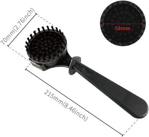 Espresso Coffee Machine Cleaning Brush Espresso Group Head Brush Detachable Nylon Bristles Espresso Machine Cleaning Bristle for 58mm Grouphead in Kuwait