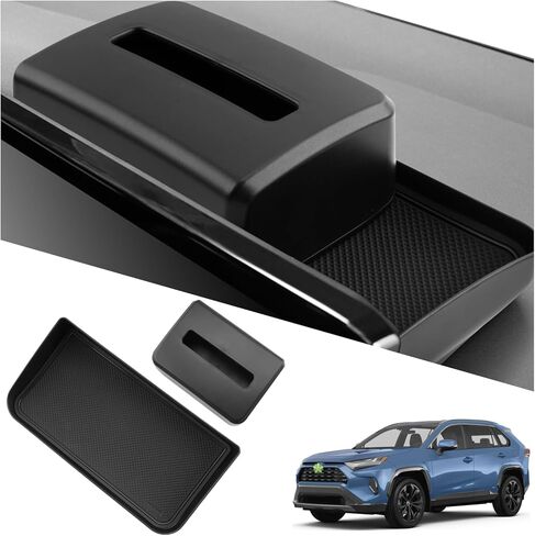 2025 RAV4 Behind Screen Organizer for Toyota RAV4 2025 Accessories Dash Storage Tray Compatible with 2019-2022 2023 2024 2025 Toyota RAV4 Hybrid LE/XLE/Limited/Adventure/XLE Premium/TRD Off Road in Saudi Arabia
