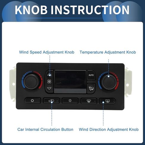 No.15832311 Climate Control Module for Hummer H2 2003-2007 Heater A/C Climate Control Panel Black in Saudi Arabia