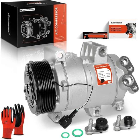 A-Premium Air Conditioner AC Compressor with Clutch Compatible with Infiniti QX56 QX80 & Nissan Armada NV2500 NV3500 Titan Titan XD 2016-2018 in Saudi Arabia