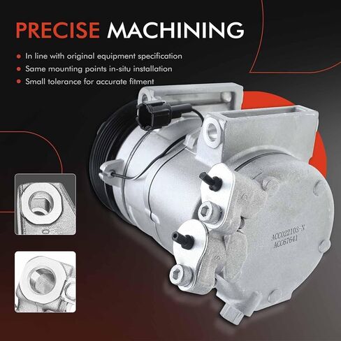 A-Premium Air Conditioner AC Compressor with Clutch Compatible with Infiniti QX56 QX80 & Nissan Armada NV2500 NV3500 Titan Titan XD 2016-2018 in Saudi Arabia