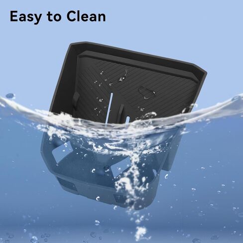 smabee 2 in 1 Wireless Charging Cup Holder Organizer for BMW X3 2025 2026 Center Console Organizer Wireless Charging Protective Pad Silicone Cup Holder Insert Accessories Black in Saudi Arabia