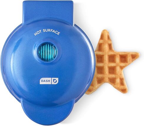 Dash Star Mini Waffle Maker in Navy Blue in Saudi Arabia