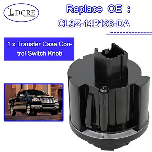 CL3Z-14B166-DA 2-Speed Transfer Case Control Switch Knob Compatible with Ford F-150 2012-2014, Expedition 2015-2017 4x4, Replaces 4WD Selector Rotary Knob in Saudi Arabia
