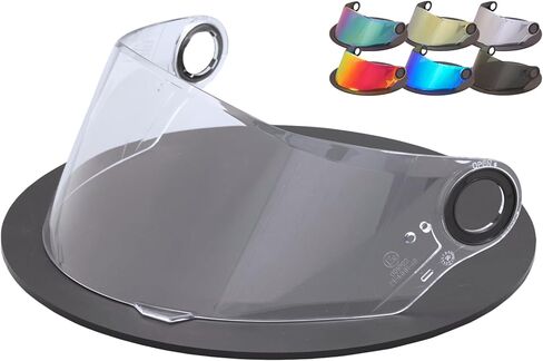 Compatible with LS2 FF358 FF385 FF396 Visor Replacement Motorcycle Helmet Face Shield Helmet Visor UV Protection Anti-Scratch Windproof (Transparent) in Saudi Arabia