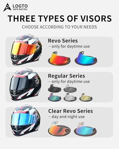 Compatible with LS2 FF358 FF385 FF396 Visor Replacement Motorcycle Helmet Face Shield Helmet Visor UV Protection Anti-Scratch Windproof (Transparent) in Saudi Arabia