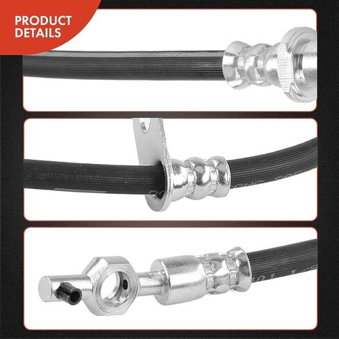 A-Premium Front Diver and Passenger Brake Hydraulic Hose Compatible with Toyota and Lexus Models - Camry 1992-1996, Avalon 1995-1996, ES300 1992-1996 - Replace# 9094702653(Pack of 2) in Saudi Arabia
