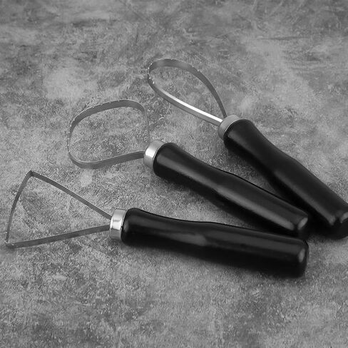 Clay Loop Tools, Sharp Cutting Edges, Soft Handle, Big Loop Sculpture Tool with Steel Flat Wire for Pottery Clay Sculpture in Saudi Arabia