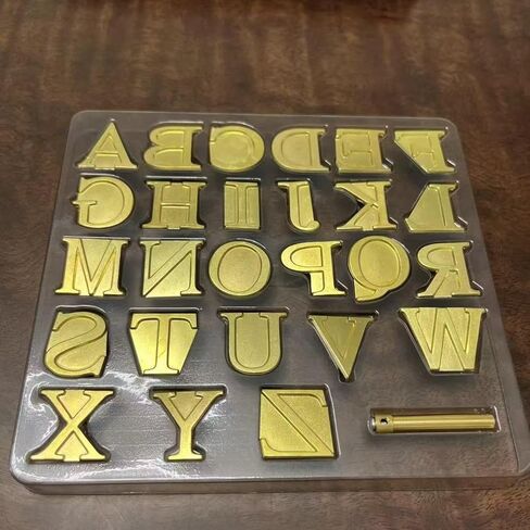 Wood Burning Letters Tips,Uppercase Alphabet HotStamps Set for Branding and Personalization of Wood, Leather, and Other Surfaces With Pen in Saudi Arabia