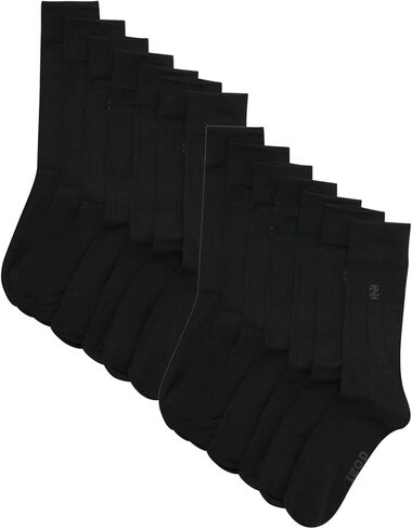 IZOD Men's Dress Socks - Lightweight Comfort Crew Sock (14 Pack) in Saudi Arabia