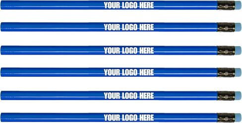 Custom Round Neon Pencil. Promotional Personalized Imprinted Round Pencils. Custom Printed Name/Business/Event Information (Neon Orange, 500 Count, Pack of 1) in Saudi Arabia
