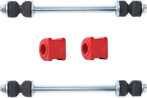 labwork 4PCS Front Suspension Stabilizer Links and Bar Bushing Kit Replacement for Ford Ranger 1998-2011 K7275 K80080 in Saudi Arabia