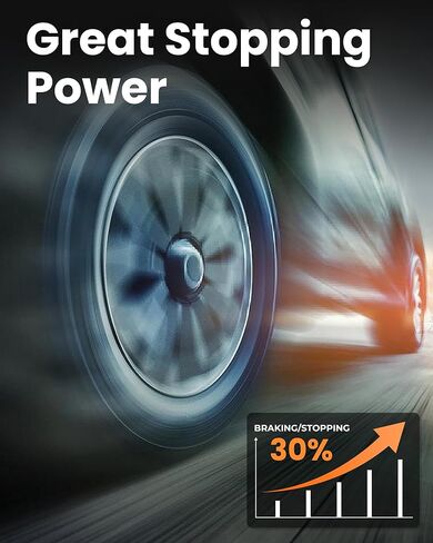 MOTOREVO Front Geomet Brake Rotors Kit Compatible with RAV4 [ 2019-2024, 305mm12.01in ] Automotive Replacement Vented Coated Drilled Slotted Discs and Ceramic Brake Pads 2019 2020 2021 2022 2023 2024 in Kuwait