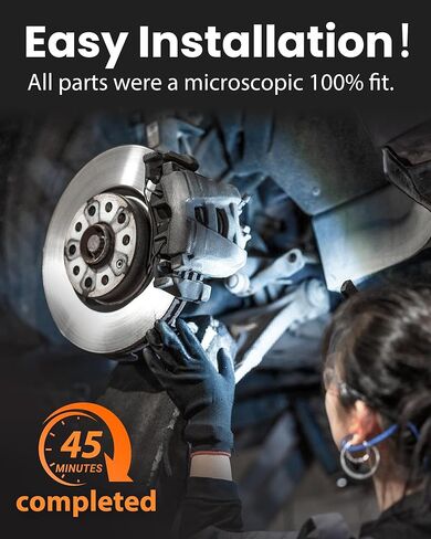 MOTOREVO Front Geomet Brake Rotors Kit Compatible with RAV4 [ 2019-2024, 305mm12.01in ] Automotive Replacement Vented Coated Drilled Slotted Discs and Ceramic Brake Pads 2019 2020 2021 2022 2023 2024 in Kuwait