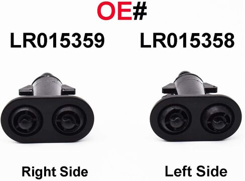 Bumper Tow Hook Cover Cap 2Pcs Front Headlight Washer Jet Nozzles Compatible with Land Rover Range Rover Sport L320 2010-2013 OE# LR015359 LR015358 Replacement Windshield Wiper in Saudi Arabia