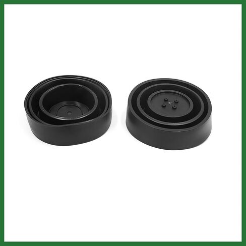 Motoforti Universal 4 قطع من المطاط الأسود غطاء عازل غطاء غبار لمصباح LED للسيارة يدوم طويلاً in Saudi Arabia