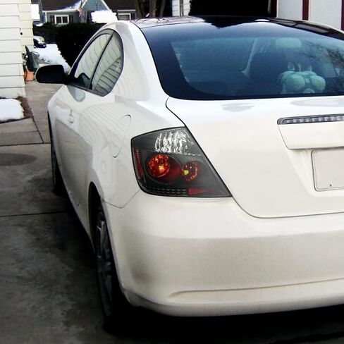 SPEC-D TUNING Black Smoke Tail Lights Compatible with 2004-2010 Scion tC, Left + Right Pair Assembly in Saudi Arabia