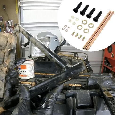 يحل طقم عمود البطانة الأمامي السفلي على شكل حرف A محل 7501093 - متوافق مع Polaris Sportsman 500 700 800 570 400، Trail Blazer & Scrambler، مجموعة إعادة بناء التعليق مع الأجهزة (Repl. 5020681) in Kuwait