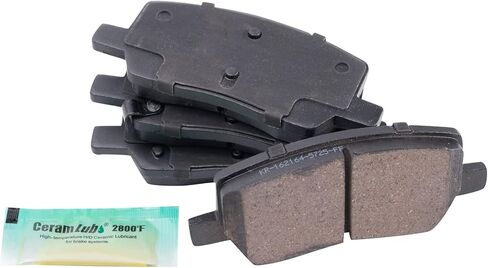 Front and Rear Brake Pad Set Ceramic Hardware Compatible with 2016-2021 Tesla S 2016-2021 X in Saudi Arabia
