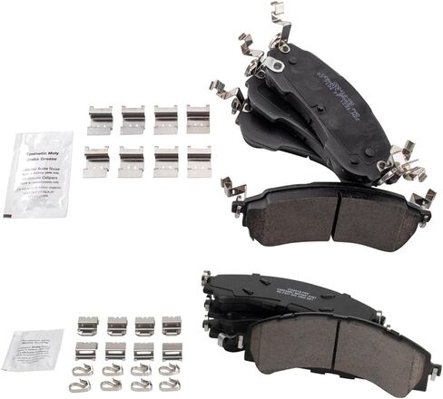 Front and Rear Brake Pad Set Ceramic Hardware Compatible with 2021-2022 Ford Bronco in Saudi Arabia