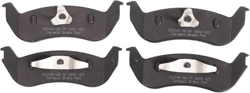Front and Rear Brake Pad Set Ceramic Hardware Compatible with 2010-2011 Ford Ranger in Saudi Arabia