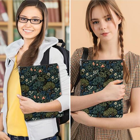 عشاق الكتب الكلاسيكية الهدايا كم الكتاب خمر زهرة الغابة كتب مضادة للماء كوف كتاب الحقيبة حامي مع الجيب الأمامي هدايا عيد الميلاد عيد الميلاد للنساء الملحقات Bookish in Kuwait