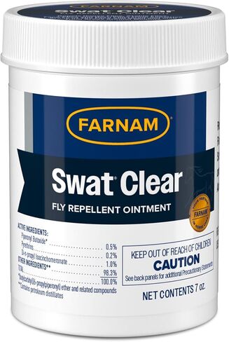 Farnam SWAT CLEAR Horse Fly Control for Horses, Ponies and Dogs, 7 ounce jar in Kuwait