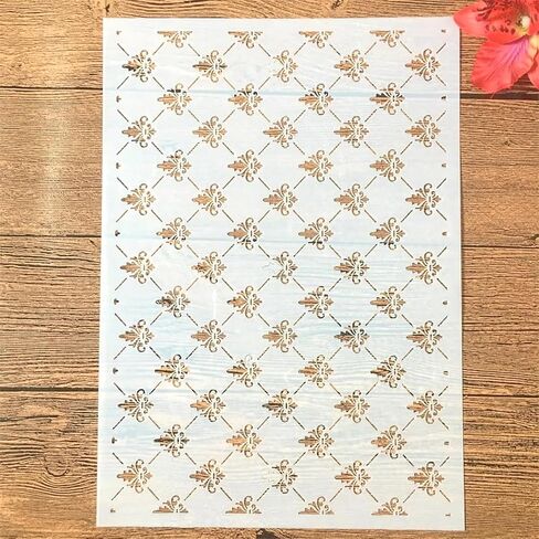 TIAMECH A4 Reusable Wing Stencil for Painting - Eagle Angel Wing Layering Template, DIY Wall Art, Wood Furniture, Scrapbook & Crafts (8.3x11.7inch) in Saudi Arabia